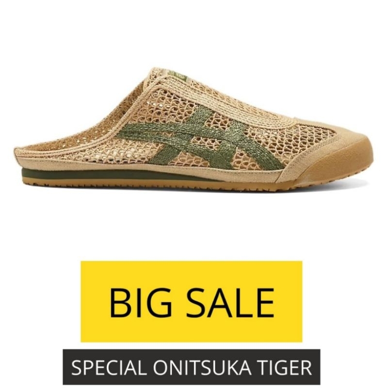 Sepatu Onitsuka Mexico 66 SABOT Beige Green