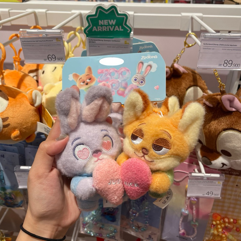 [READY] BONEKA MAGNET GANTUNGAN KUNCI DISNEY ZOOTOPIA MAGNET COUPLE GANTUNGAN MAGNET