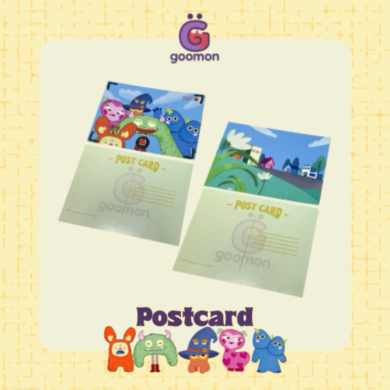

Goomon Postcard - Kartu Pos Ilustrasi Good Monsters