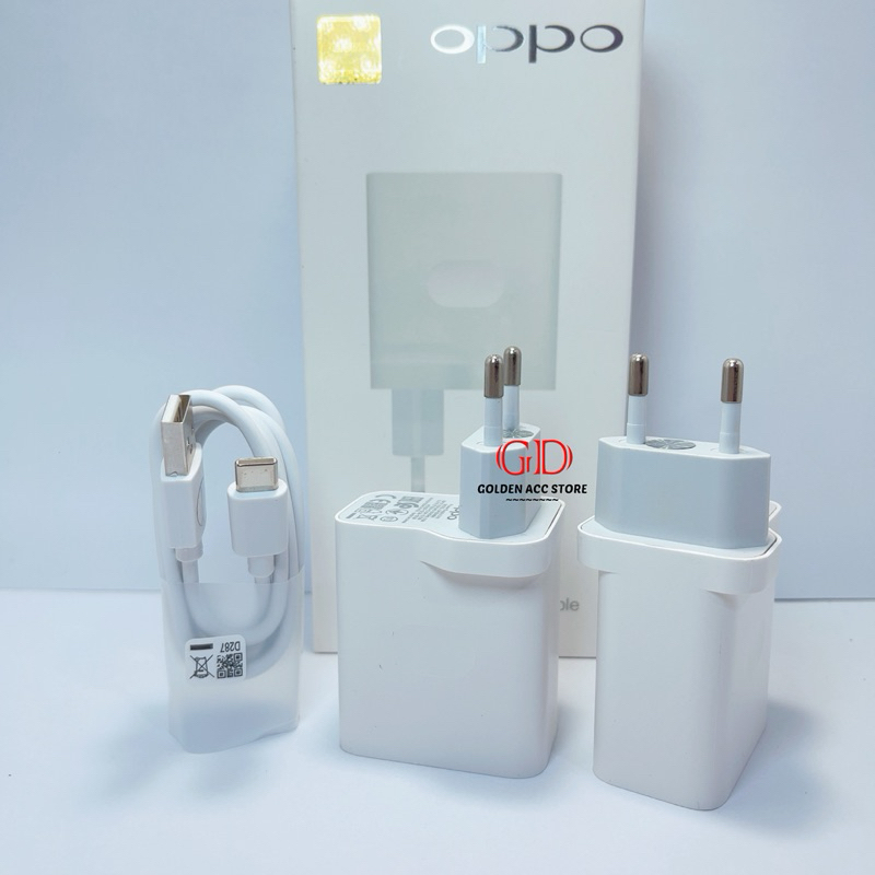 CHARGER OPPO VOOC SUPER FAST CHARGING 18 WATT / 18W TYPE C ORIGINAL 100% ALL TYPE SUPPORT