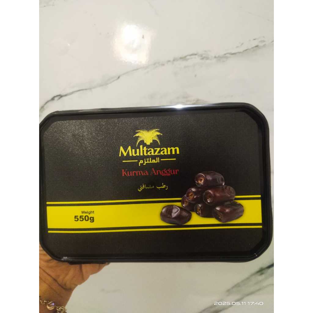 

Kurma Bam Multazam Premium / Kurma Anggur original / Kurma Madu Ori 550g