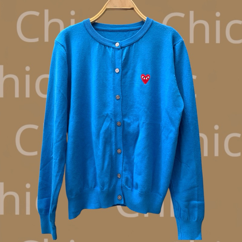 CARDIGAN BLUE HEART PLAY