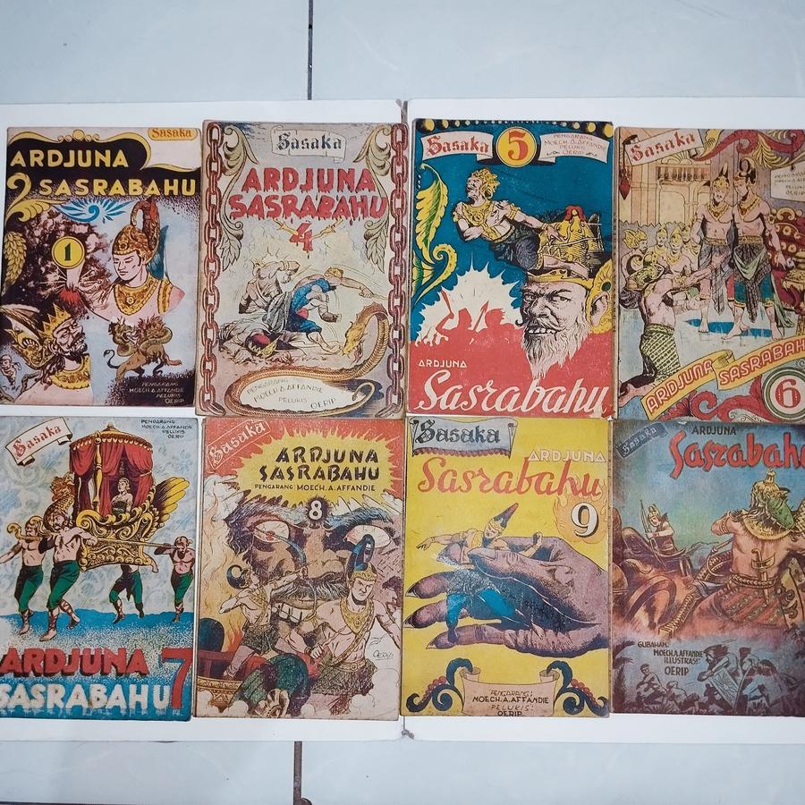 Komik Wayang Ardjuna Sasrabahu karya Oerip, kurang buku 2,3