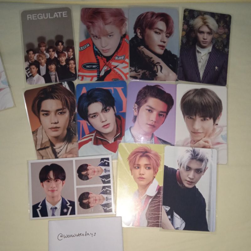 PHOTOCARD PC OFFICIAL NCT 127 BINDER REGULATE SIMON SAYS ERA WINWIN YUTA HAECHAN MARK JOHNNY DOYOUNG