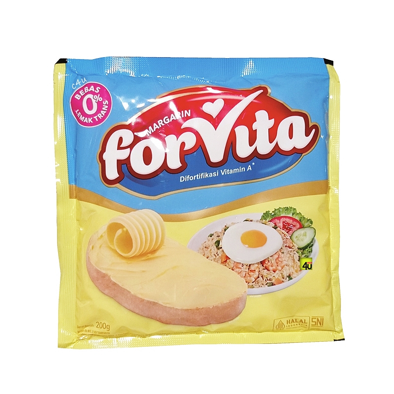 

forVITA - Margarin Krim Sachet Serbaguna 200 gr - MENTEGA
