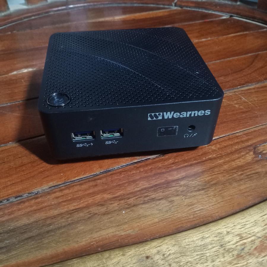 MINI PC WEARNES MP-1101 RUSAK MATOT MATI TOTAL pcb bagian vga patah jual apa adanya aja buat bahan k