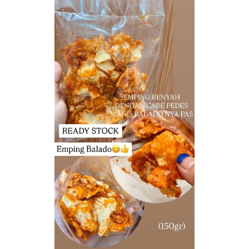 

Emping Sambalado !! Fresh Enak Pedes Manis Pas!!