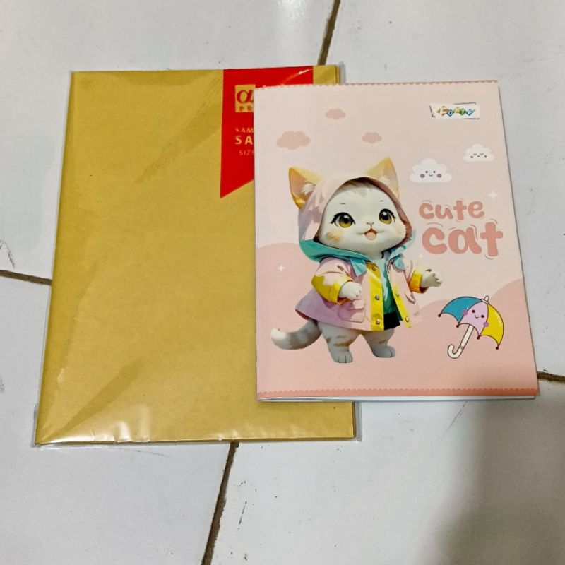 

1 Pak Sampul Buku Coklat Isi 20 Lembar UKURAN KWARTO