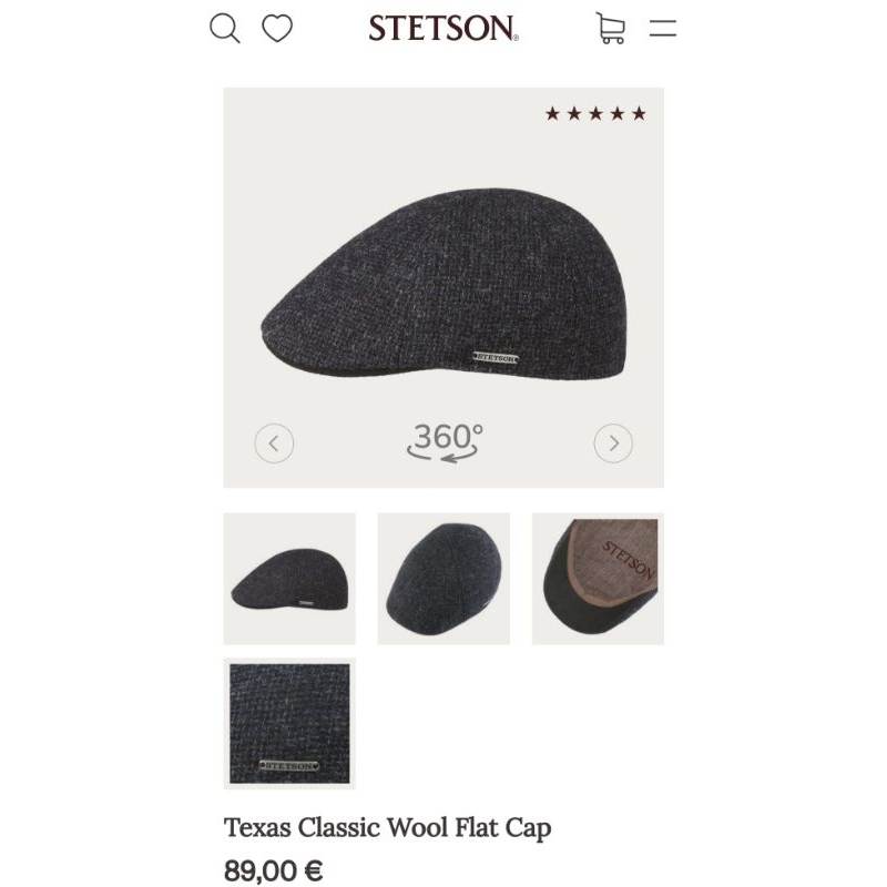 Stetson Flatcap