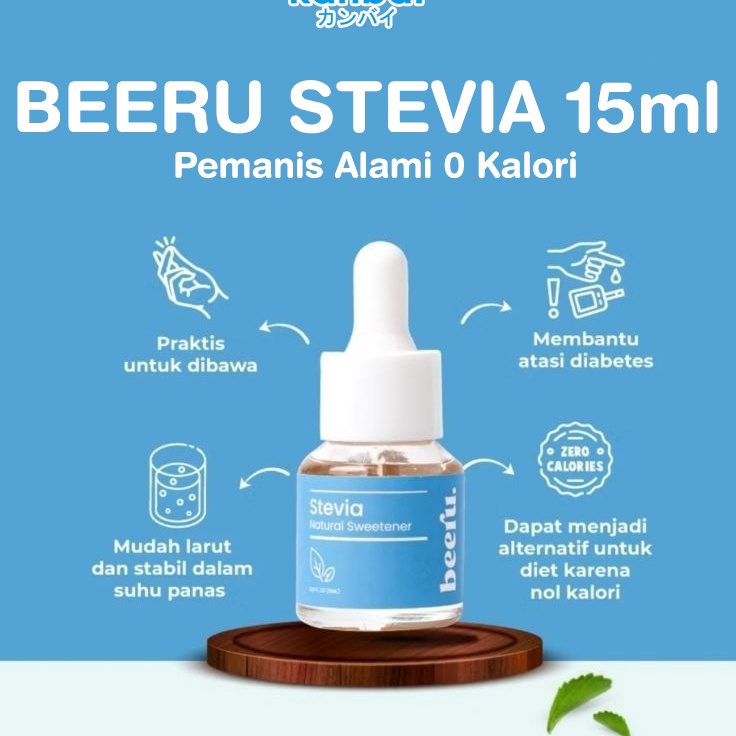

Limited Pemanis Alami Tanpa Kalori Beeru Stevia 15ml Pengganti Gula Diabetes