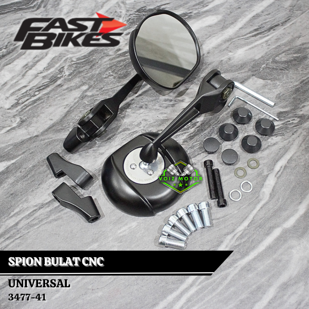 Spion Bulat Variasi Cnc Universal Motor Fastbikes Spion Bulat Drat 14 Variasi Universal Motor