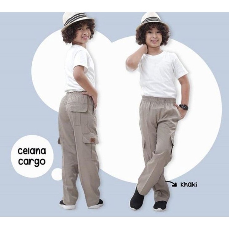 Recomend Celana Anak Cargo Panjang Laki laki American Drill Usia 8  25 Tahun Surabaya by Mueeza Kidz