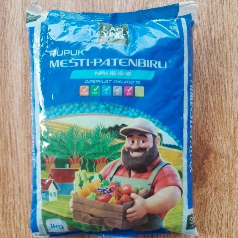 Pupuk NPK Mesti Biru 16 16 16 Kemasan Pabrik