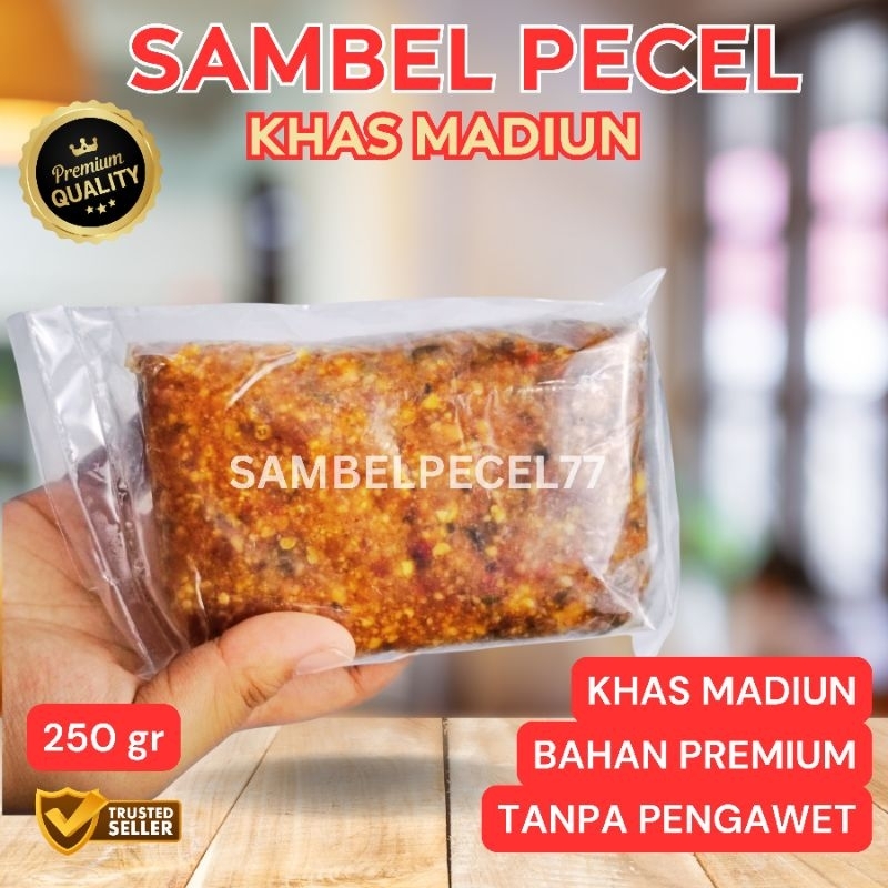 

Oleh-oleh khas Madiun sambal pecel Bunda Mita premium 250gr