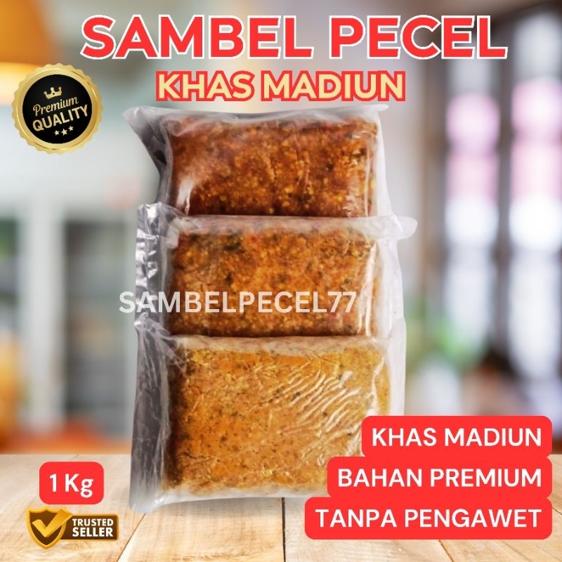 

Sambal pecel bunda Mita premium kemasan 1 kg oleh-oleh khas Madiun