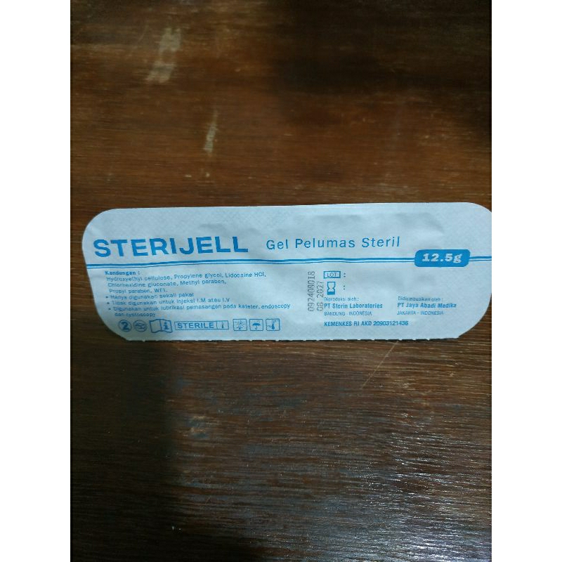 Sterijel  Gel pelumas pasang catheter 12.5g