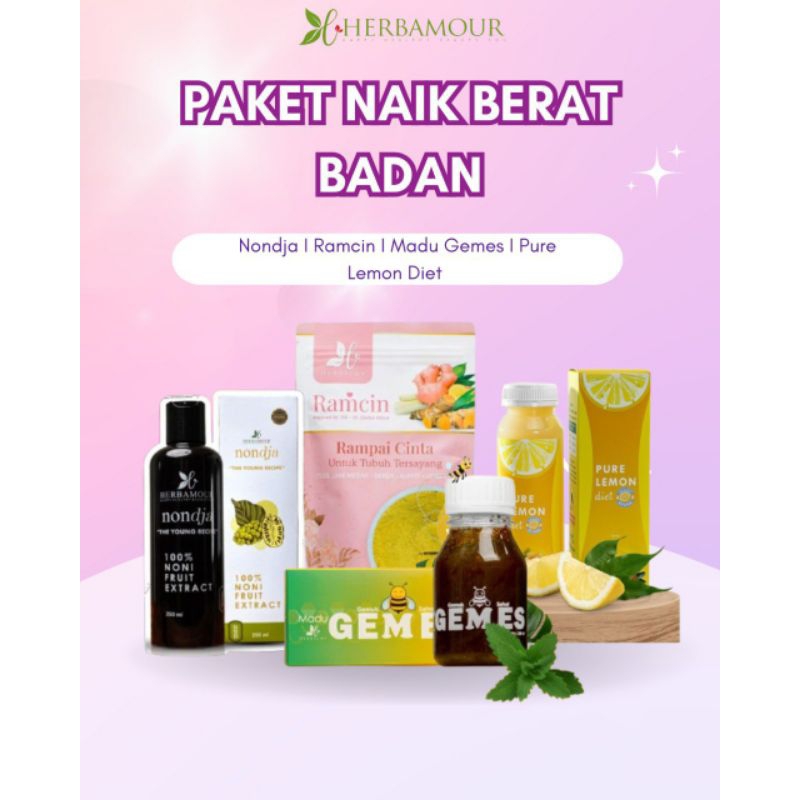 Paket Naik Berat Badan Herbalov | Naik Berat Badan | Paket Lengkap Naik Berat Badan Herbalov