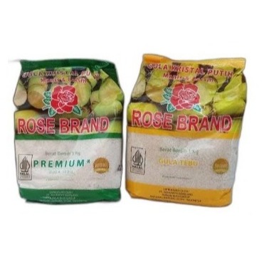 

Gula Rosebrand kemasan 1kg hijau,kuning