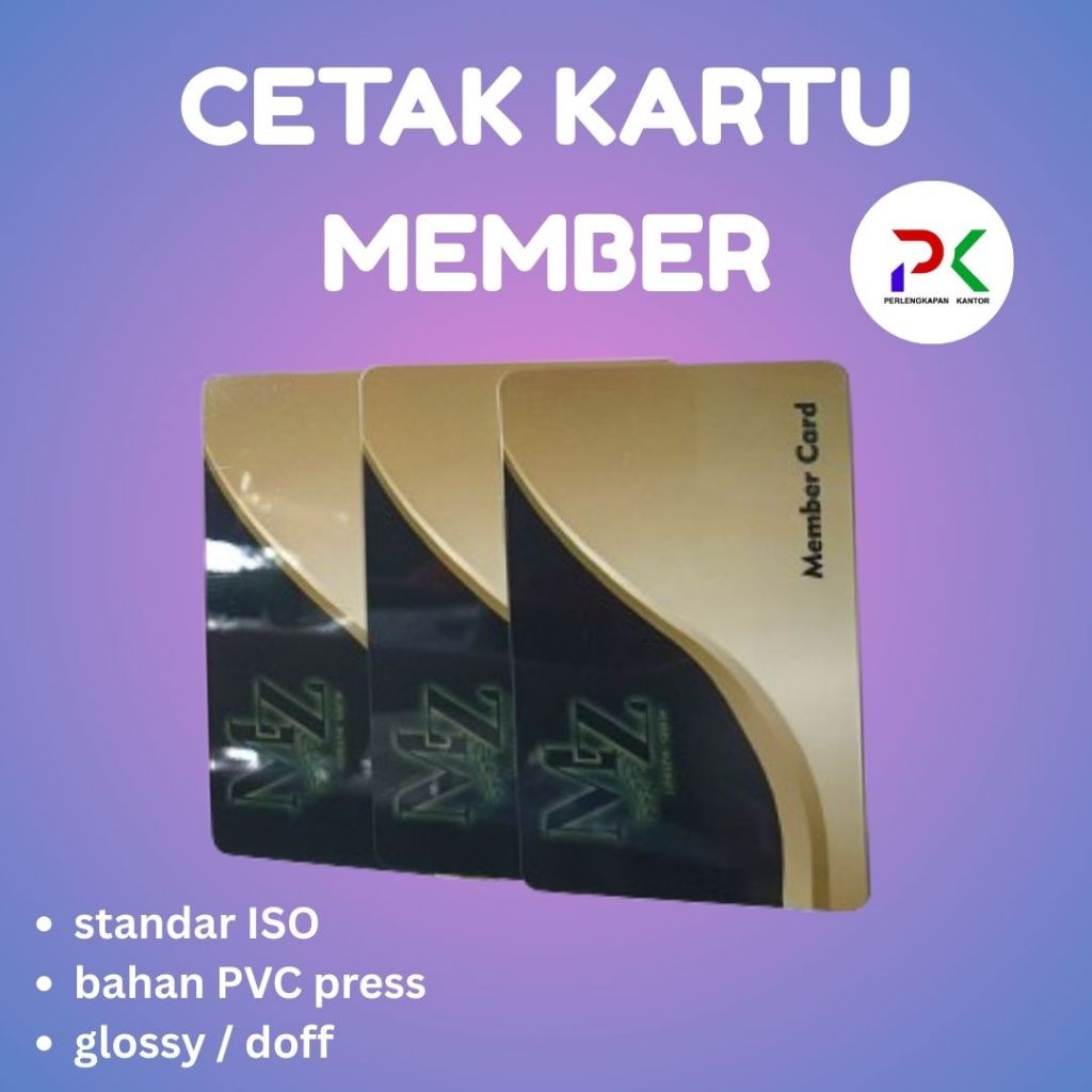 

Cetak Id card GLOSY & DOF Bahan Pvc,kartu member pake Poto dan barcode cetak min 11pcs++