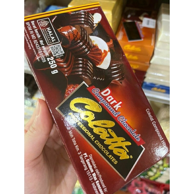 

Collata dark compound chocolate 250 gr