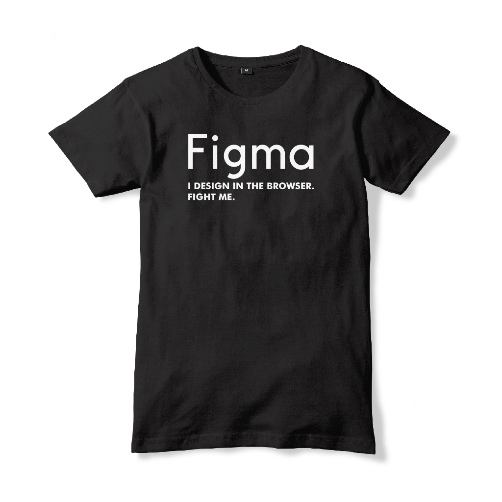 Kaos UI UX Designer Figma Warna Hitam