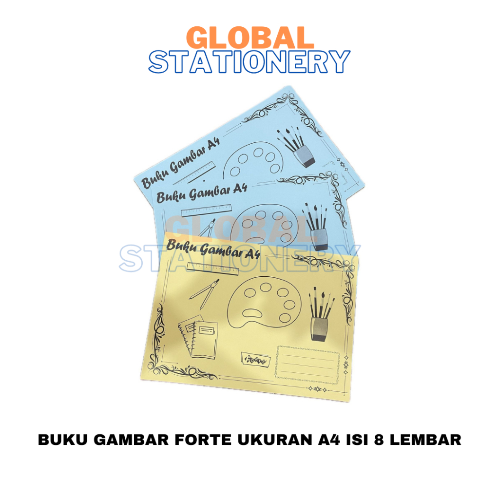 

Buku Gambar Forte A4 Melukis Anak Anak Buku Gambar Sekolah ukuran A4 isi 8 lembar Kertas Putih