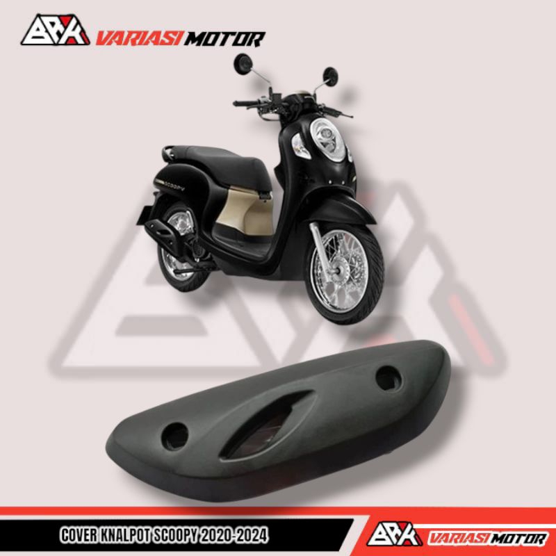 Cover Knalpot Scoopy 2023 Tameng Knalpot Scoopy 2023 Tutup Knalpot Scoopy 2023 Prestige 2020 - 2024