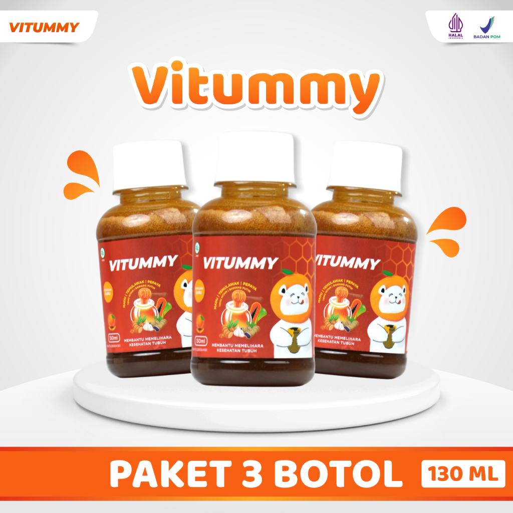 Vitummy -  Madu Paket 3 Botol 130ml