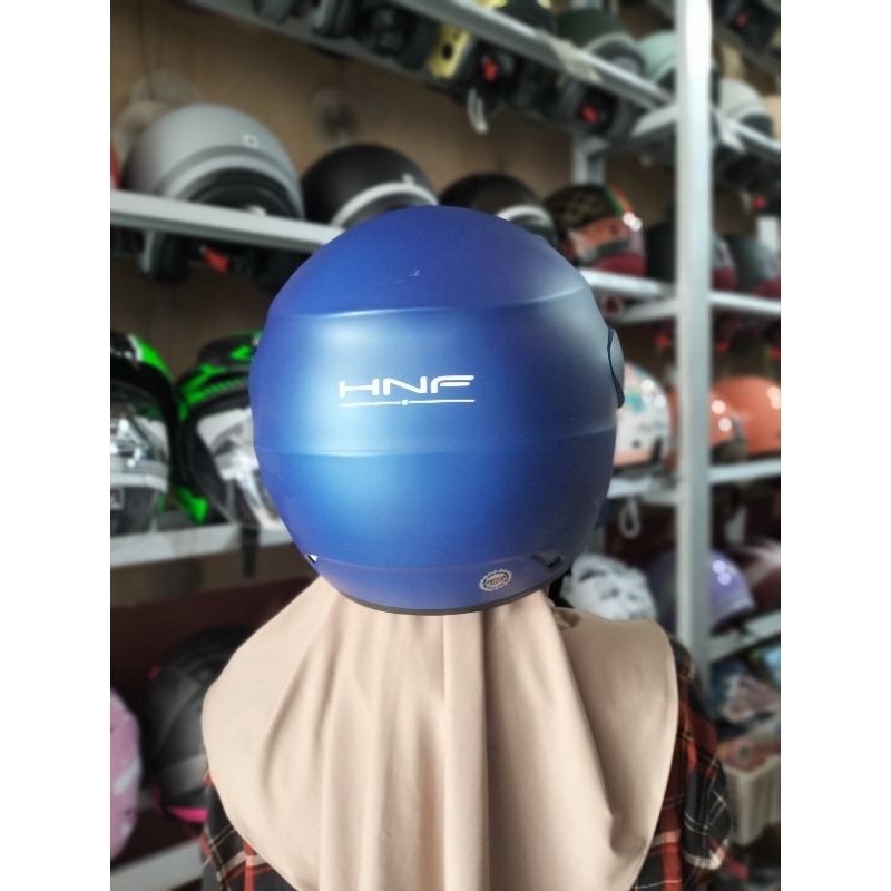 Helm HNF Murah | Helm HNF MURAH pilih Kaca PUTIH/Hitam | Helm Murah Harga Terjangkau