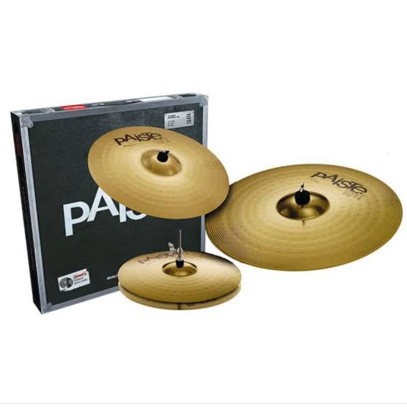 CYMBAL SETT PAISTE 101 CYMBAL 1 SETT 101 BRASH HIHAT CRASH RIDE