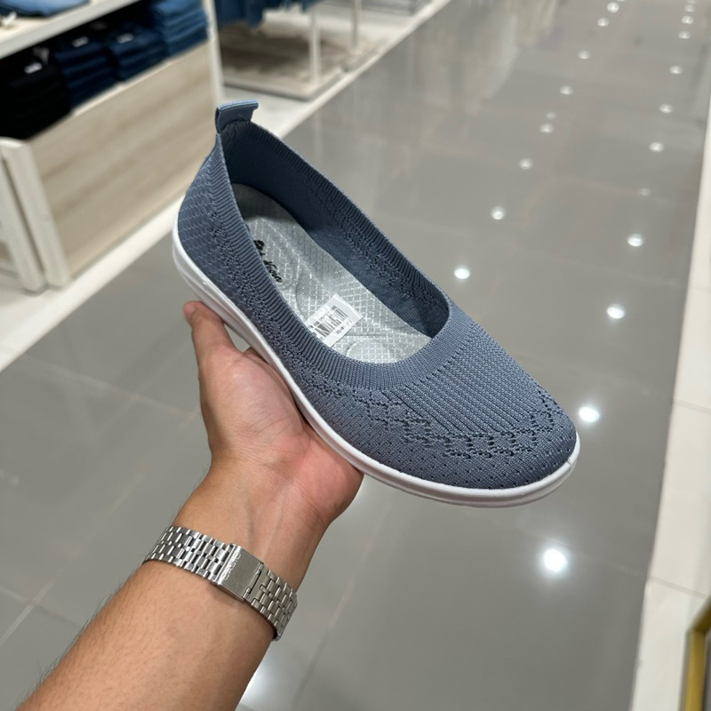 Sepatu slip on selop rajut wanita super nyaman- Mall -DR KEVIN