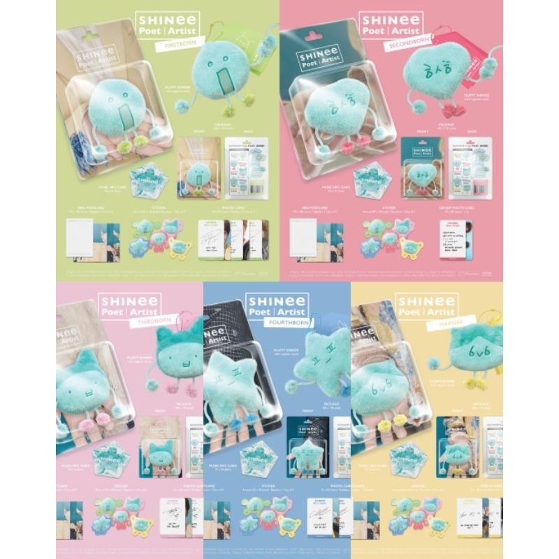 [Baca Deskripsi] PO Album SHINee Poet Artist Photobook ver - Fluffy ver / Onew Jonghyun Key Minho Ta