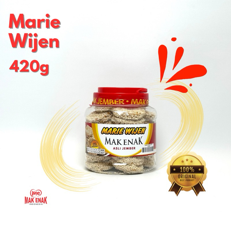 

MARIE WIJEN 420 GRAM - MAK ENAK ASLI JEMBER OFFICIAL STORE