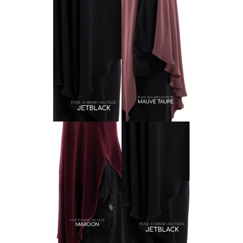 NWT Fuse Half Side, FK long triangle, FK Mini Basic, FK long prime, FK long trim, fuse Khimar series