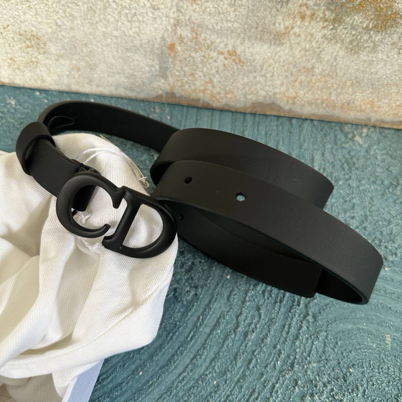 DIOR SADDLE BELT SO BLACK 2 CM