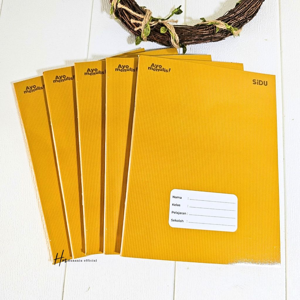 

(10PCS) BUKU TULIS SIDU COVER COKELAT ISI 60 LEMBAR