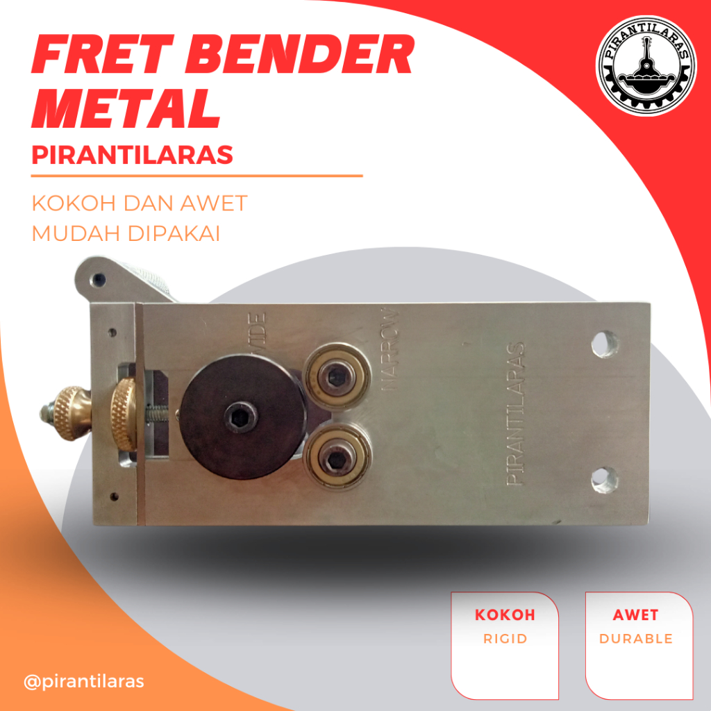 Fret Bender Guitar Full Metal Roller Besi