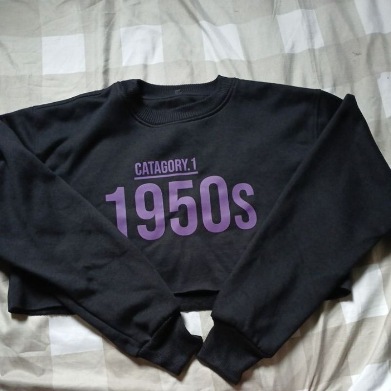 Thesilversky Crop Crewneck 1950s