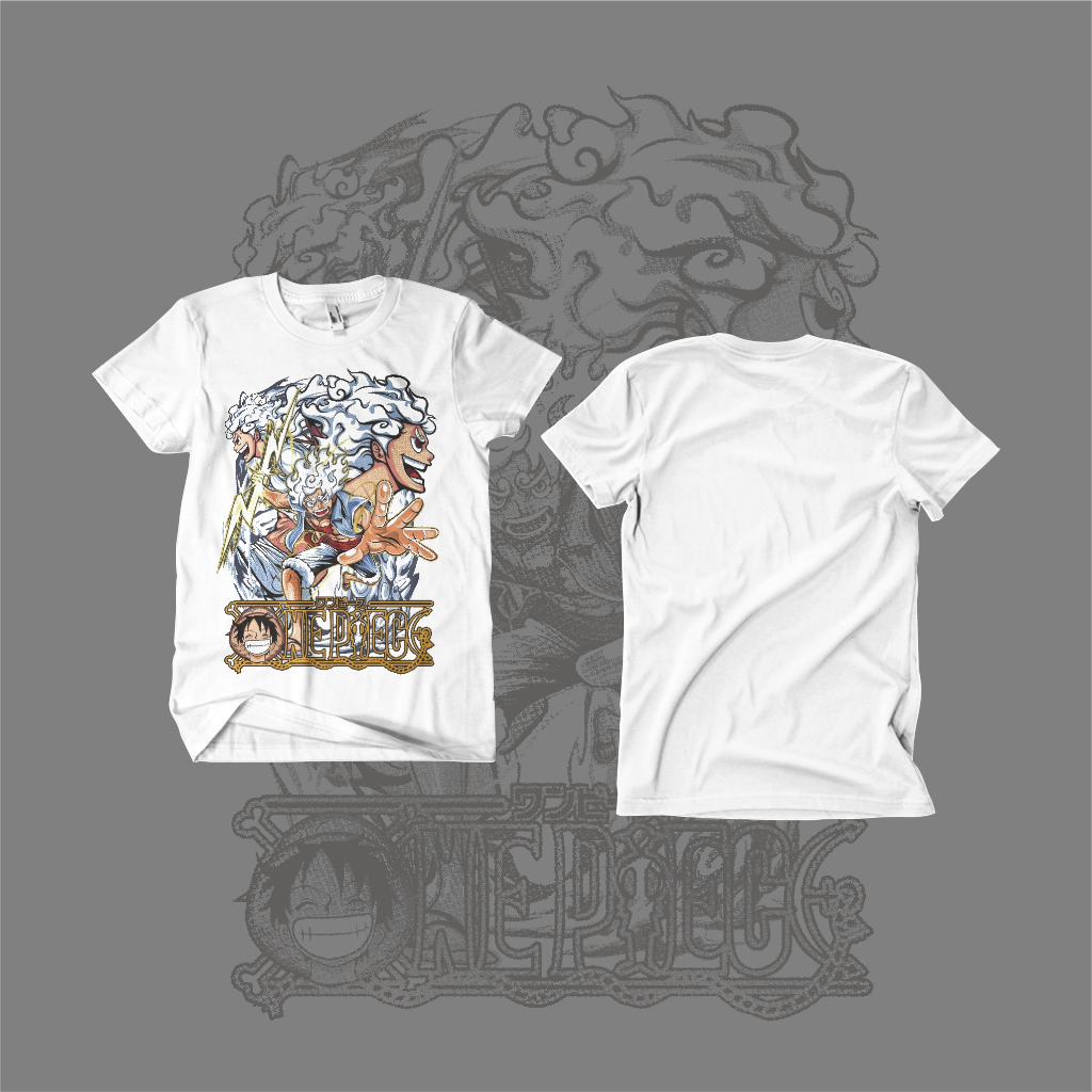 Kaos One Piece Putih