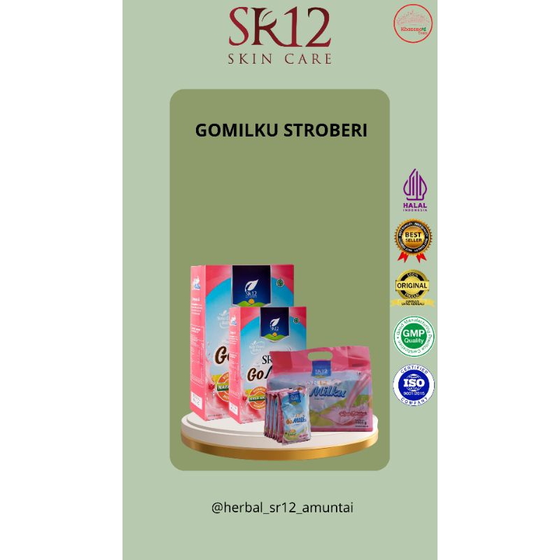 

GOMILKU STROBERY SR12 |SUSU KAMBING|SUSU KAMBING ETAWA