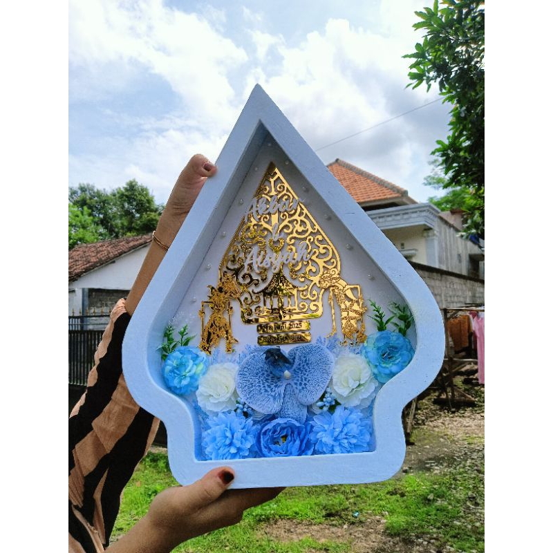 Mahar Pernikahan Gunungan Mahar Gunungan Jawa Mahar Wayang Emas Mahar Gunungan Ukuran 30x40 cm