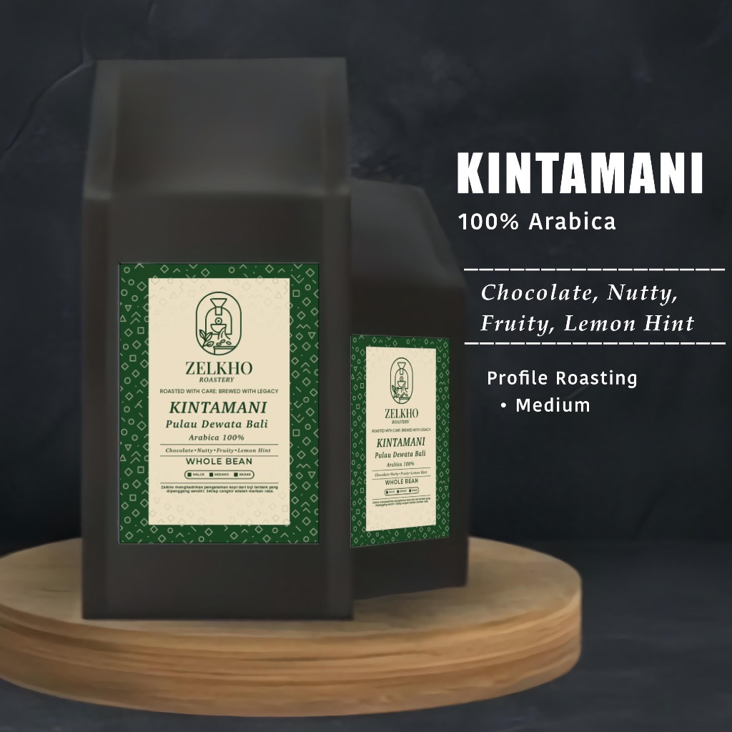 

Kopi BALI KINTAMANI Arabica No.1 Arabica Grade 200gr, 500gr, 1KG Biji Kopi Coffee Beans ZELKHO
