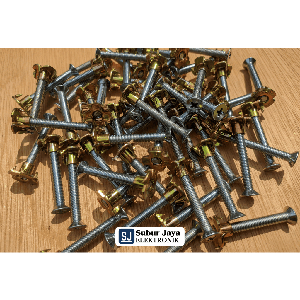 Baut JF M5 + Mur Cakar per 10pcs