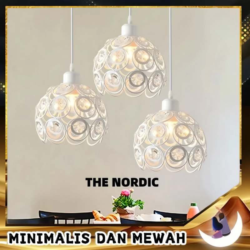 Lampu Gantung Kristal Lampu Teras Minimalis Depan Rumah Lampu Plafon Hias Ruang Tamu Kamar Tidur