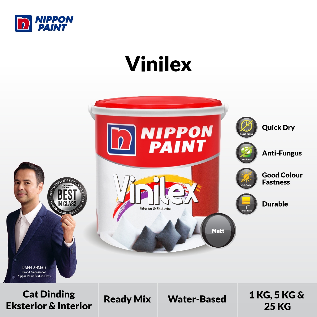 Nippon Paint - Nippon Vinilex -5kg- Cat Tembok