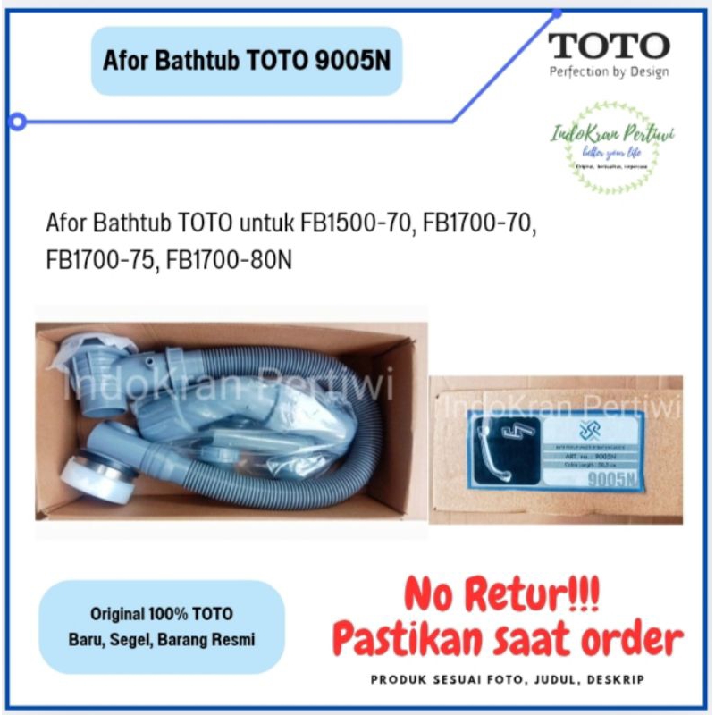 Afor Bathtub TOTO 9005N Original/Afur Bathtub TOTO 9005N