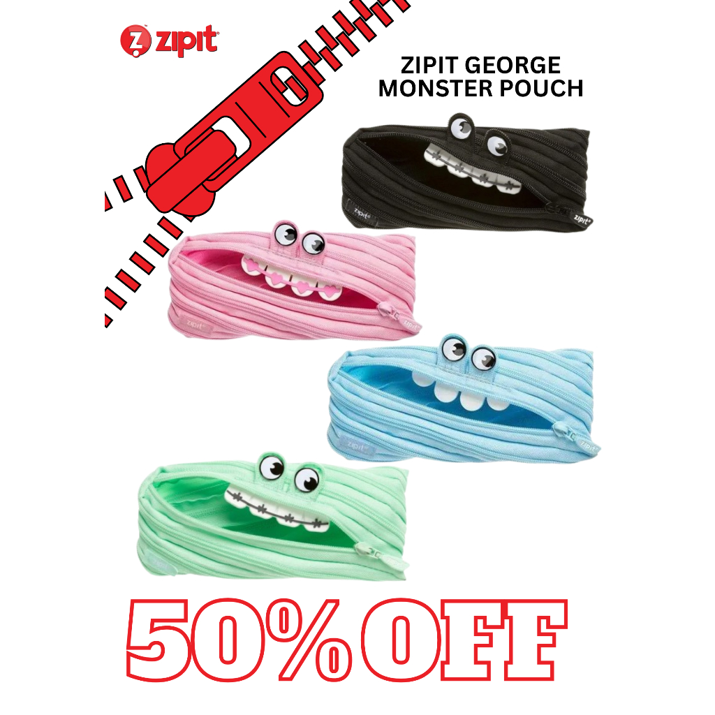 

Zipit Gorge Monster Pouch