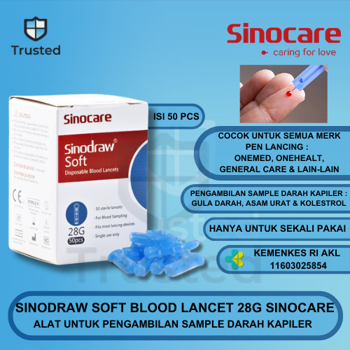 ONEMED BLOOD LANCETS AUTOCLICK 30G 30 G ISI 100PCS