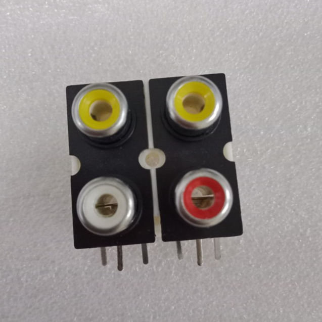 Soket RCA 4 pin audio - soket rca 4 chanel