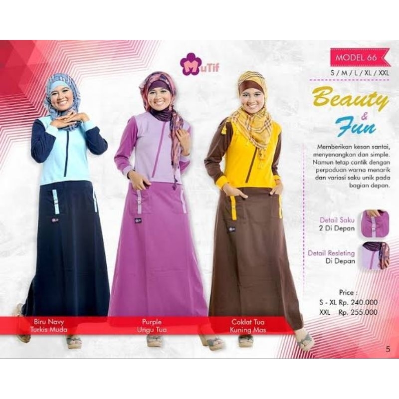 DISKON 50% Gamis Mutif Model 66 Gamis Kaos Wanita Dewasa Simple